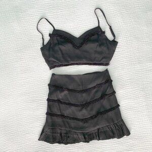 Blue Blush Two Piece Dress (S)